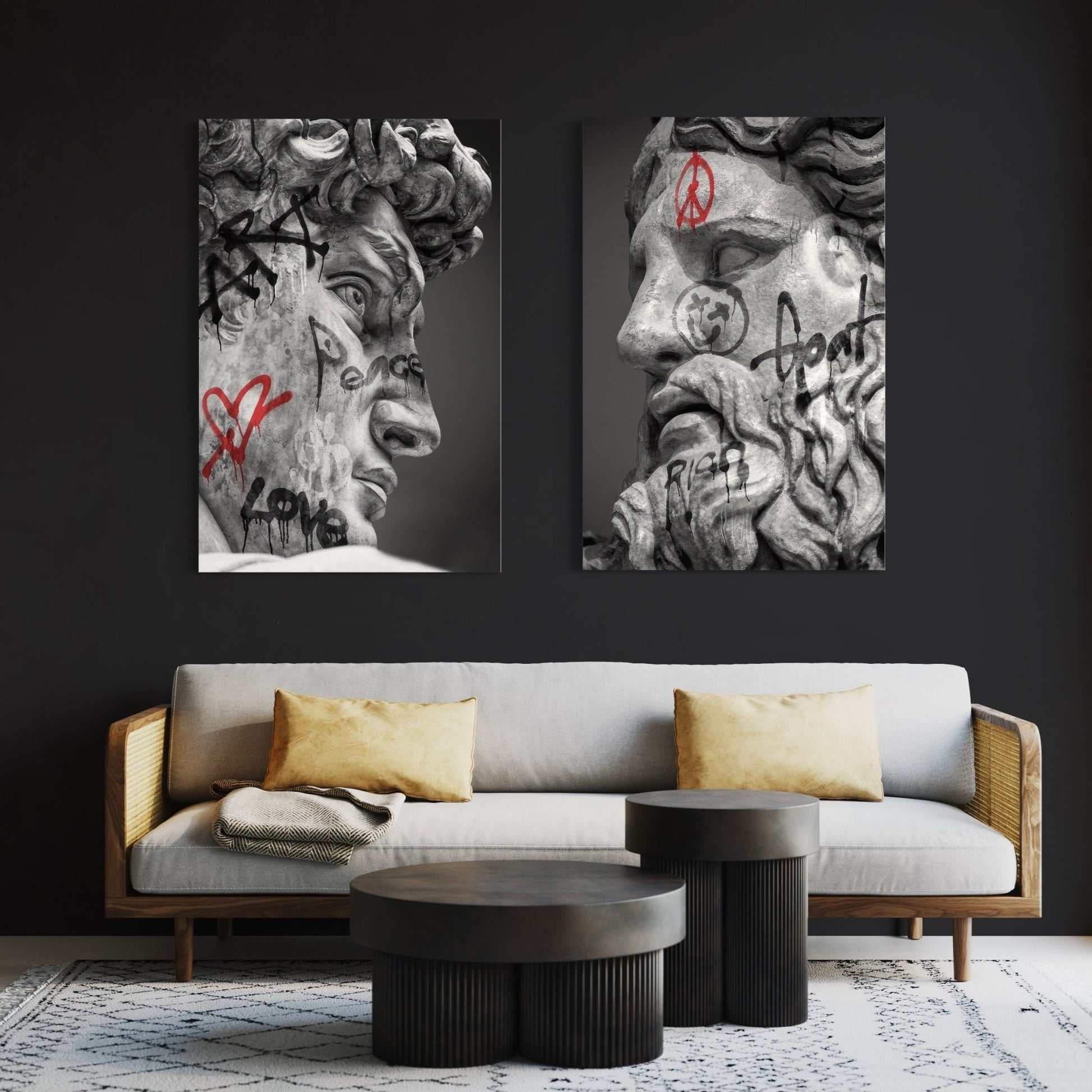 2 Tableaux The Couple - Decoarts.ma