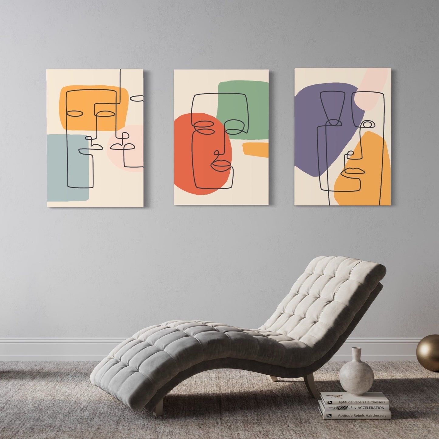 3 Faces - Decoarts.ma