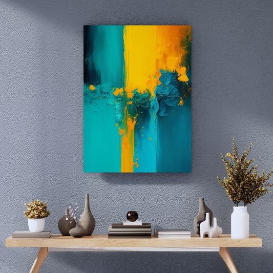 Tableau L'abstrait en couleurs