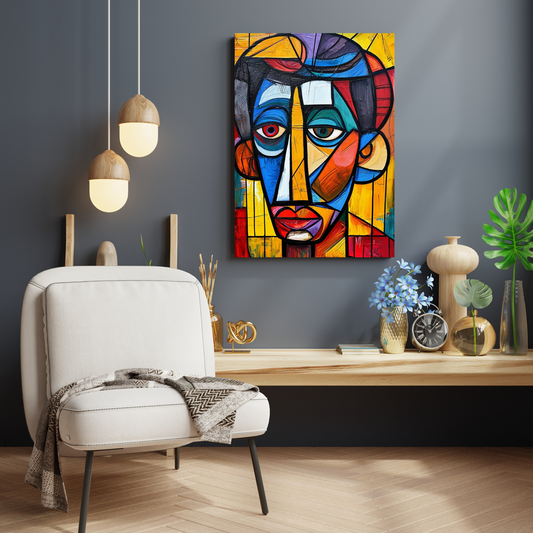 Tableau Visage Fracturé
