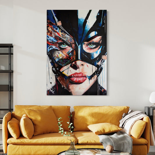 Angry Cat Woman - Decoarts.ma