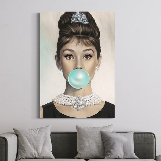 Audrey Hepburn Bubble - Decoarts.ma