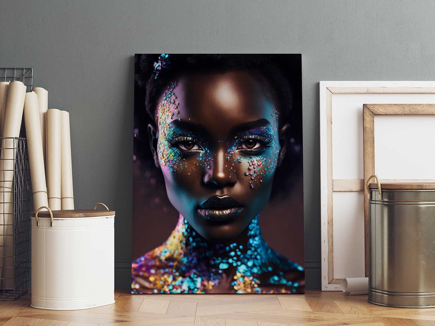 glamour black girl - Decoarts.ma