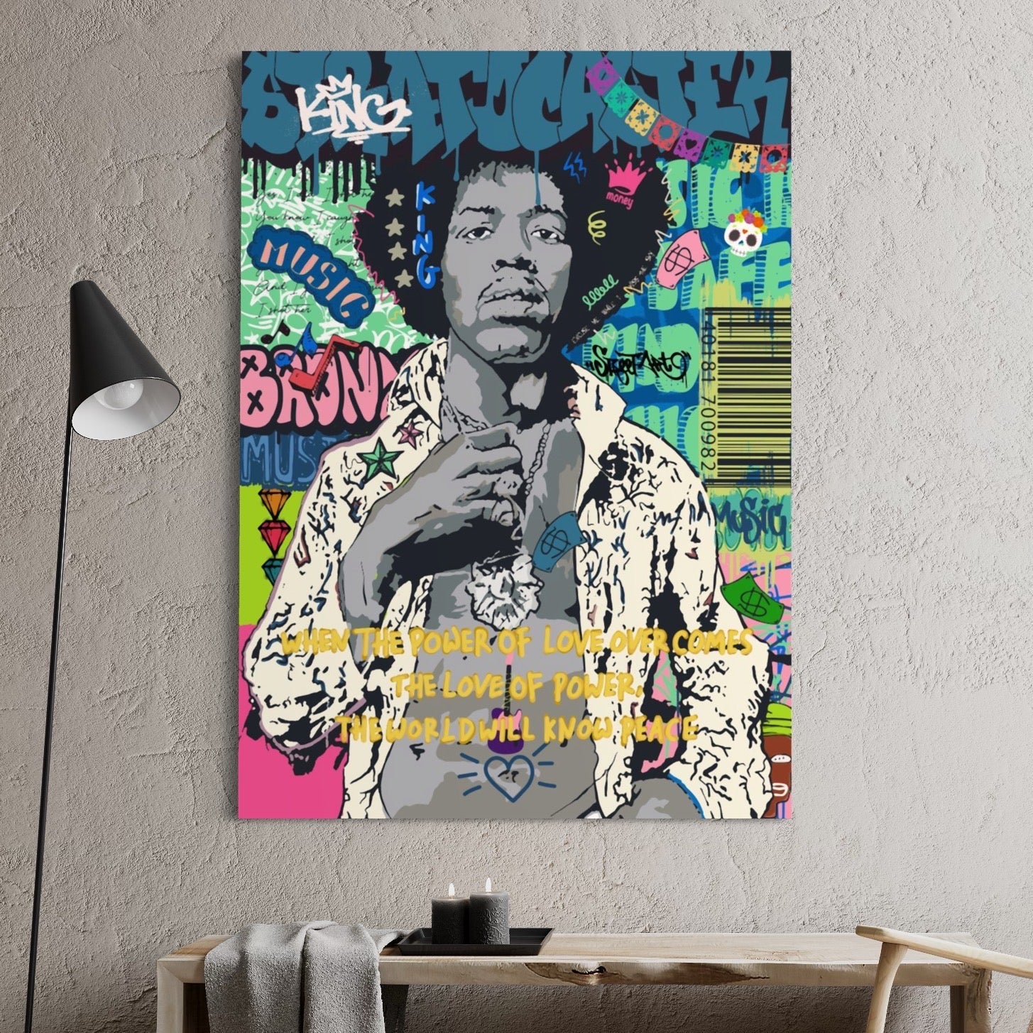 Jimi Hendrix - Decoarts.ma