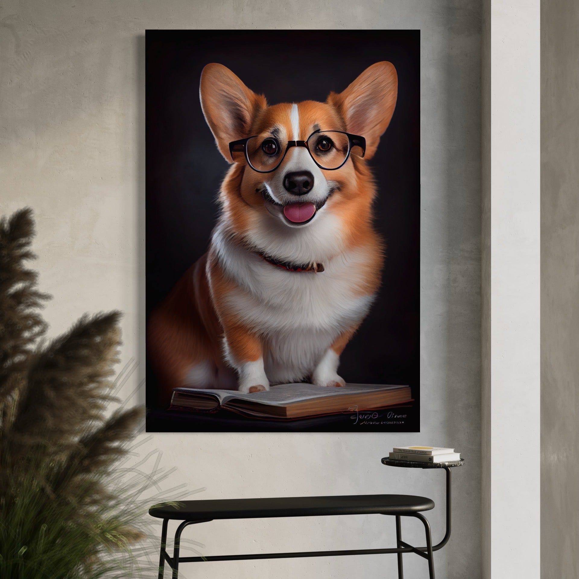 librarian Corgi - Decoarts.ma