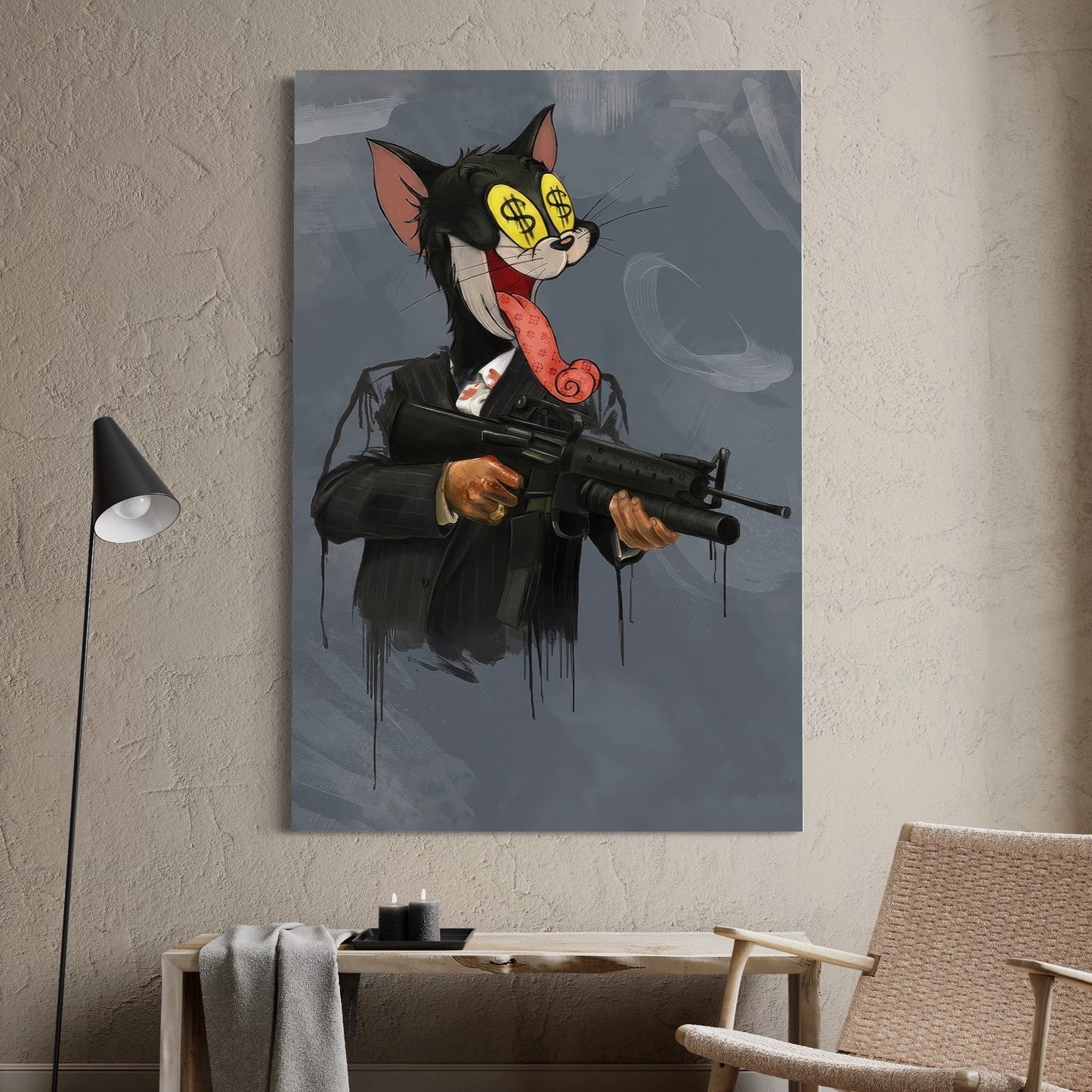 Mafia cat - Decoarts.ma