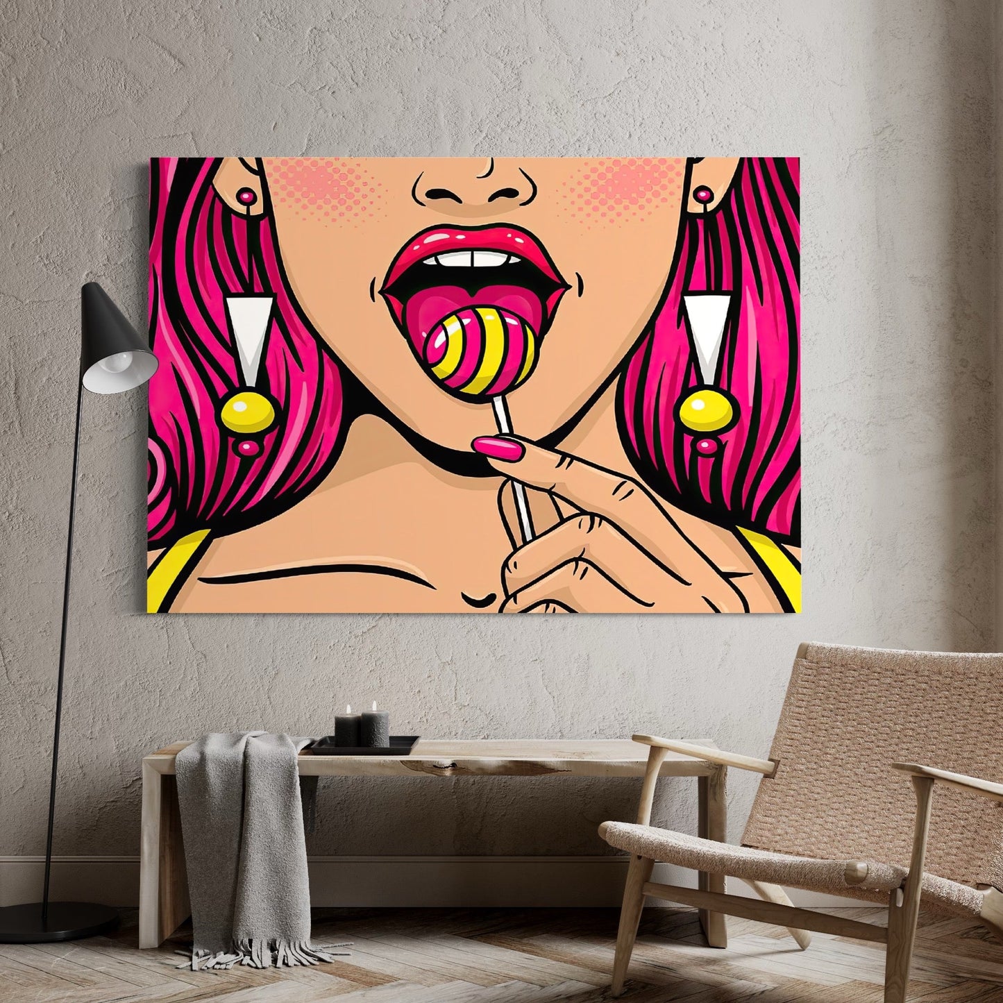 Mouth Lollipop - Decoarts.ma