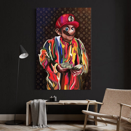 Rich Super Mario - Decoarts.ma