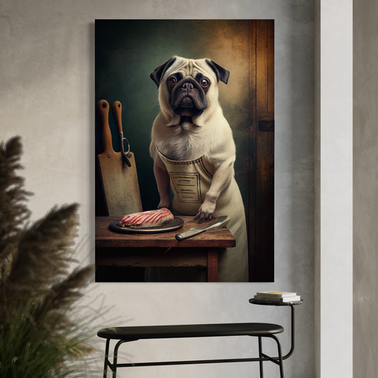 the butcher pug - Decoarts.ma